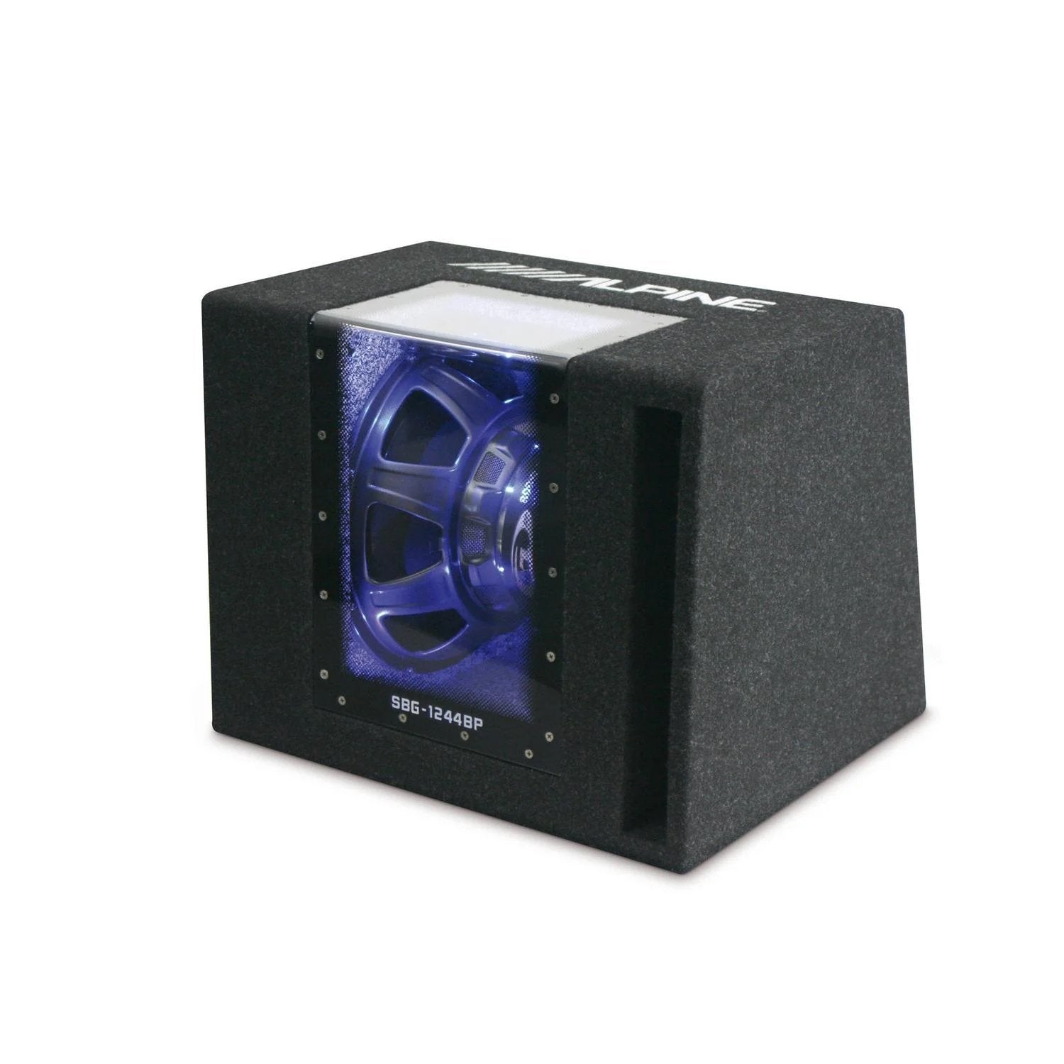 Alpine SBG-1244BP Subwoofer - Krachtige Bass, Ophalen of Verzenden, Gebruikt