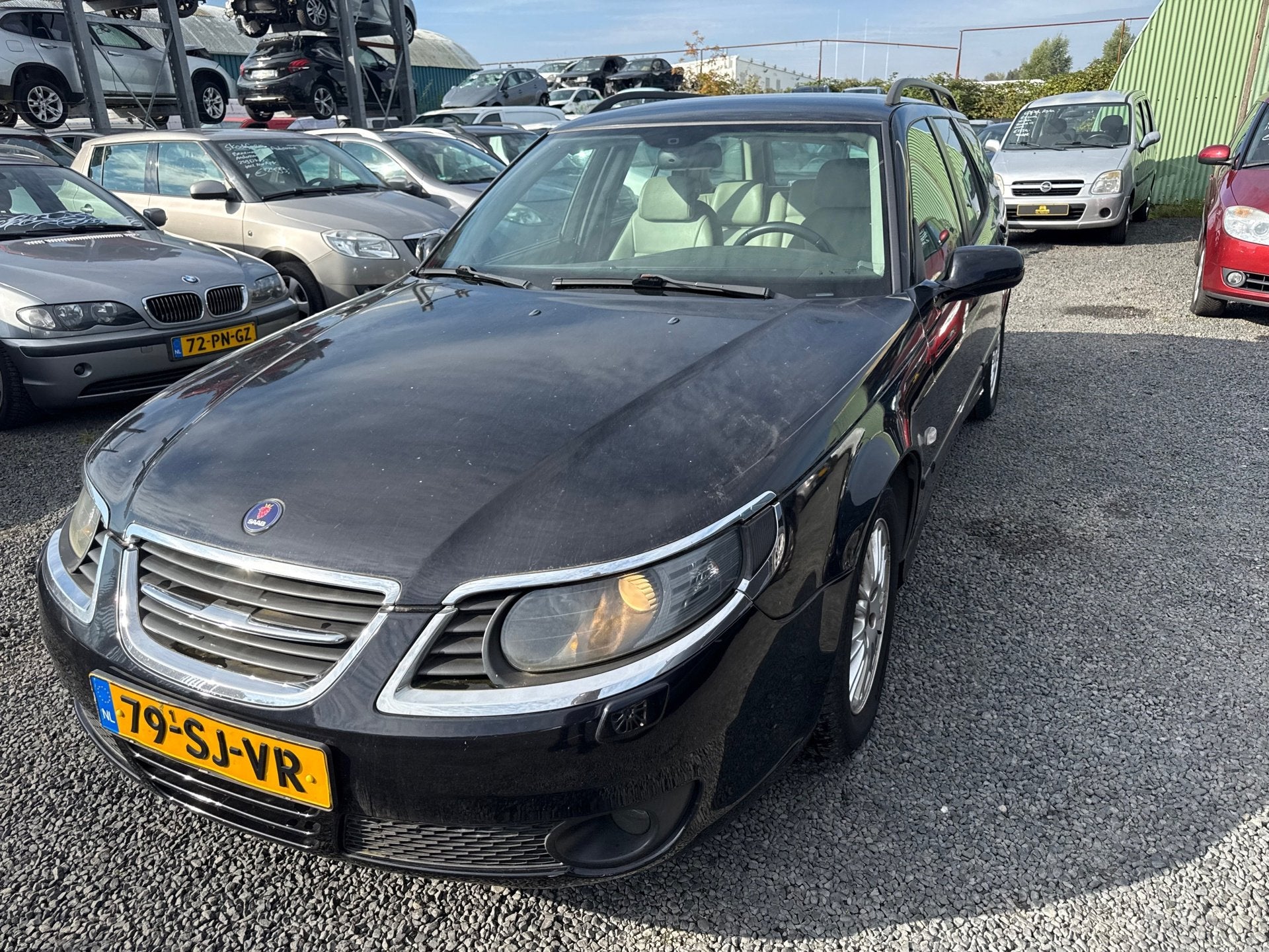 Saab 9-5 Estate 2.3 Turbo Arc meeneemprijs !, 4 cilinders, 2290 cc, Verwarmde buitenspiegels, Zwart