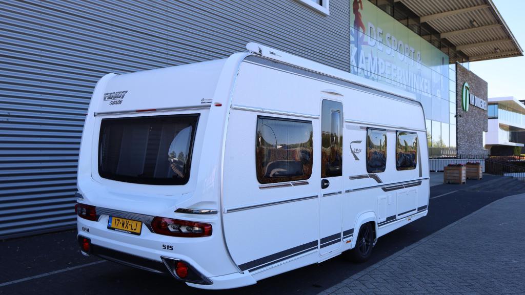Fendt Opal 515 SG dakluifel+mover+fietsrek, Caravans en Kamperen, Rondzit, Bedrijf, Schokbreker, Overige typen