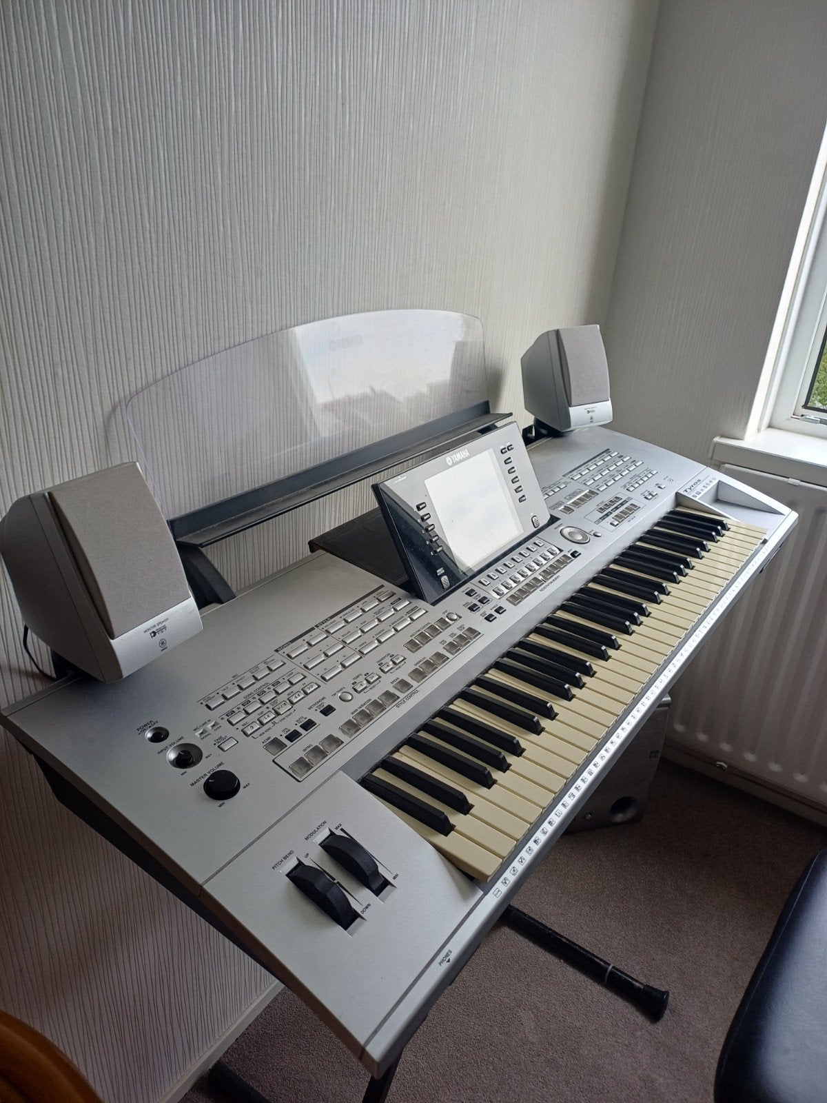 Yamaha Tyros Digital Workstation Keyboard met accessoires, Muziek en Instrumenten, Keyboards, Midi-aansluiting, Yamaha, Ophalen of Verzenden