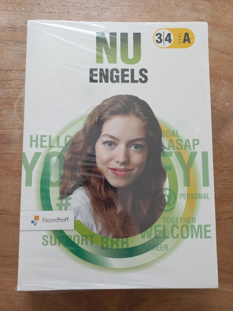 NU Engels leerwerkboek niveau 3/4 - Deel A en B (In folie), Engels, Ophalen of Verzenden, Noordhoff Uitgevers, HAVO