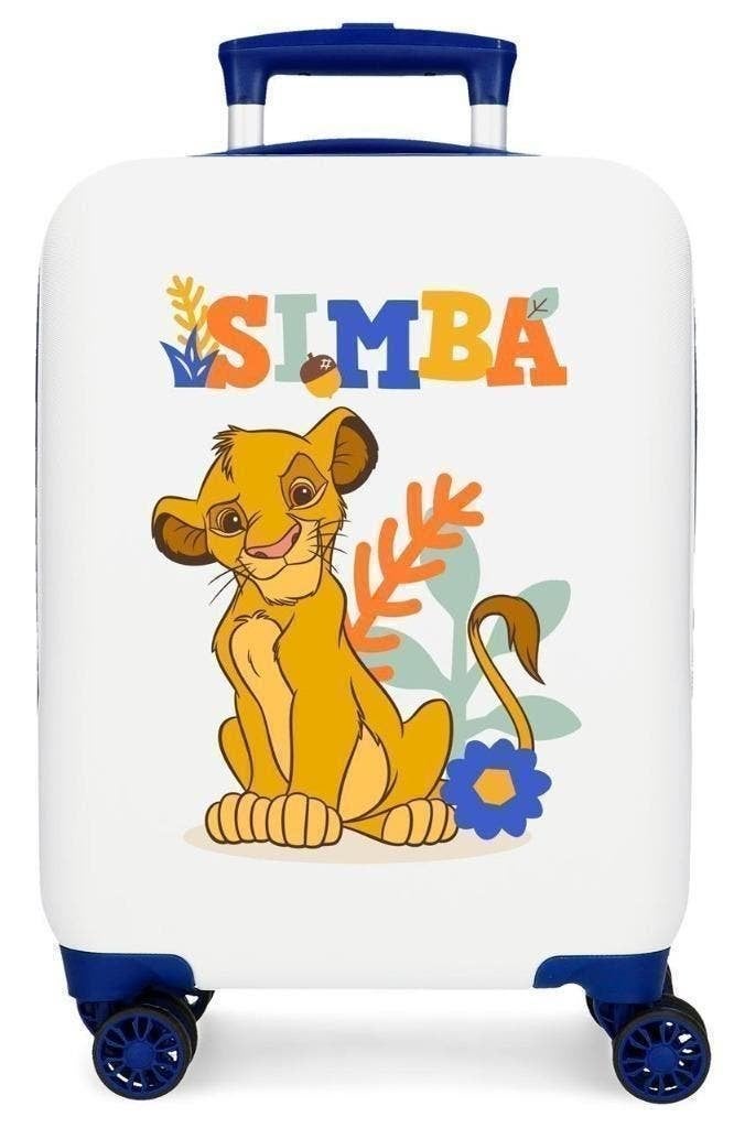 ABS Lion King Simba Trolley Koffer - Disney - Gratis verzend, Sieraden, Tassen en Uiterlijk, Koffers, Wieltjes, 50 tot 60 cm, Hard kunststof