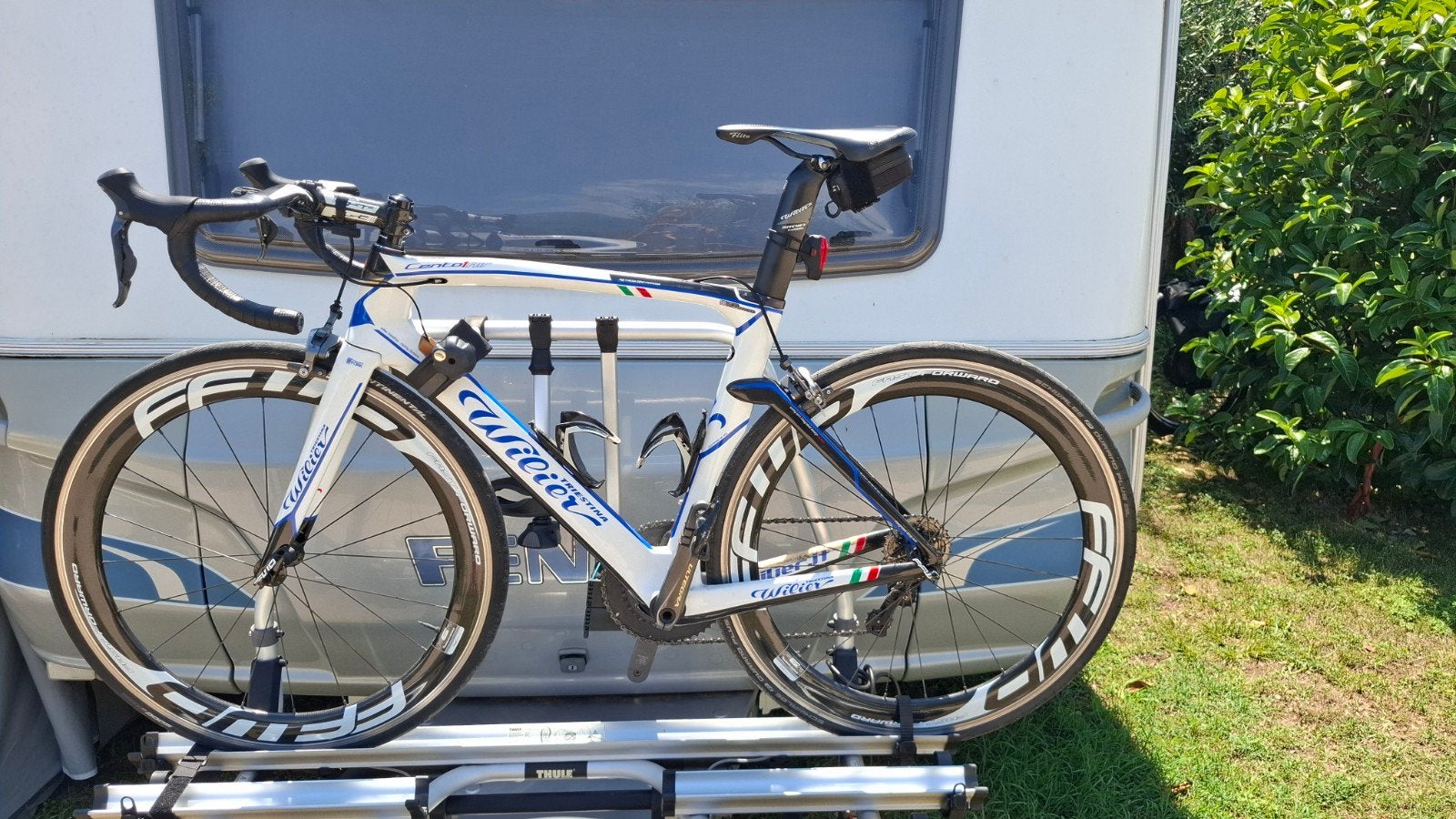 Racefiets Wieler Cento 1  di2, Velgrem, Zo goed als nieuw, Meer dan 20 versnellingen, 53 tot 57 cm
