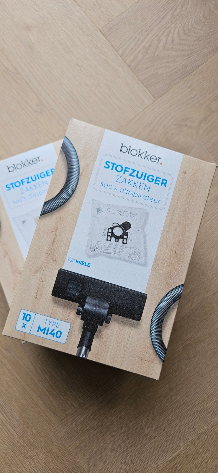 Blokker Stofzuigerzakken Miele Type M140 (10 stuks), Witgoed en Apparatuur, Nieuw, Miele, Sledestofzuiger, Ophalen