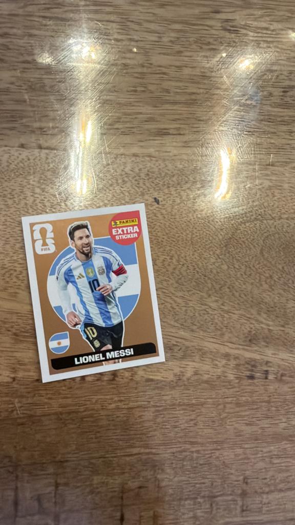 Messi extra kaart panini 2026, Ophalen, Nieuw, Stickers en Plaatjes