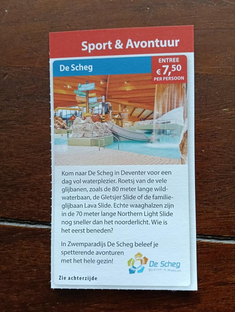 De Scheg, Tickets en Kaartjes