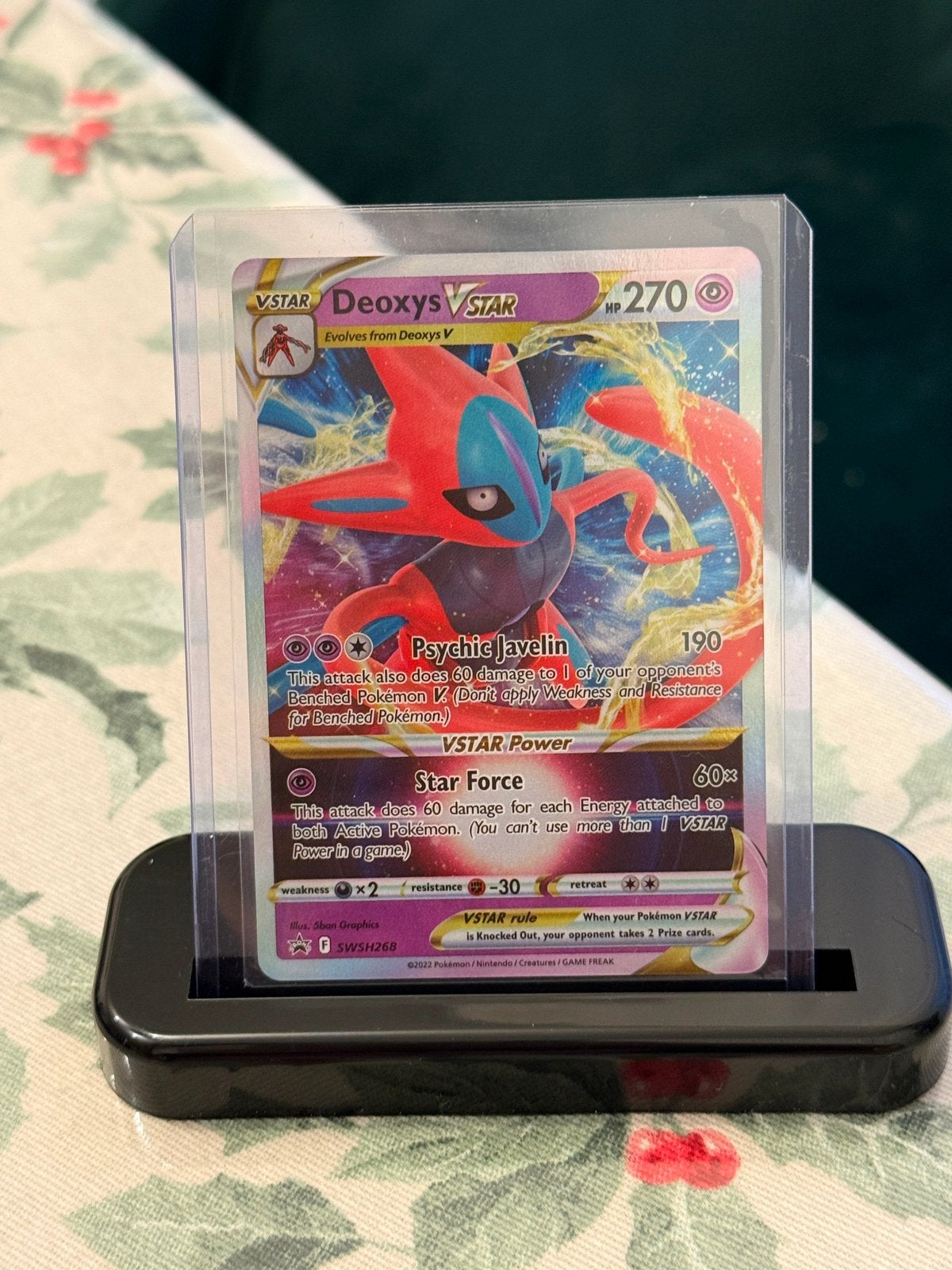 Deoxys VSTAR #SWSH268, Ophalen of Verzenden, Nieuw, Losse kaart