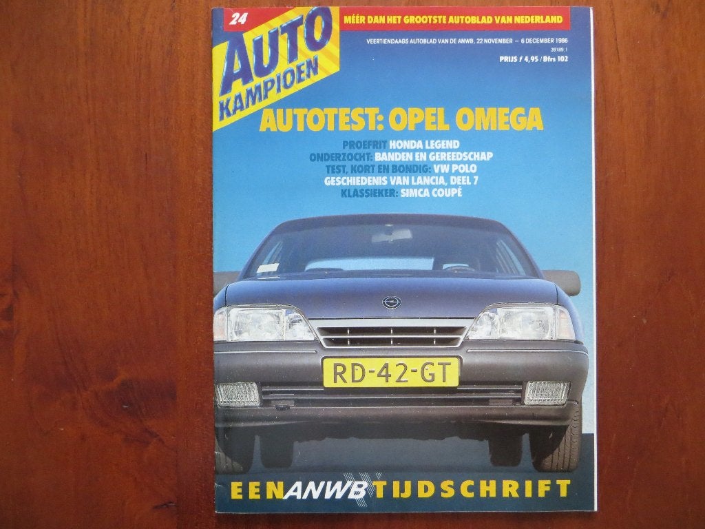 Autokampioen 24 1986 Opel Omega, Honda Legend, VW Polo, Ophalen of Verzenden, Nieuw, Volkswagen