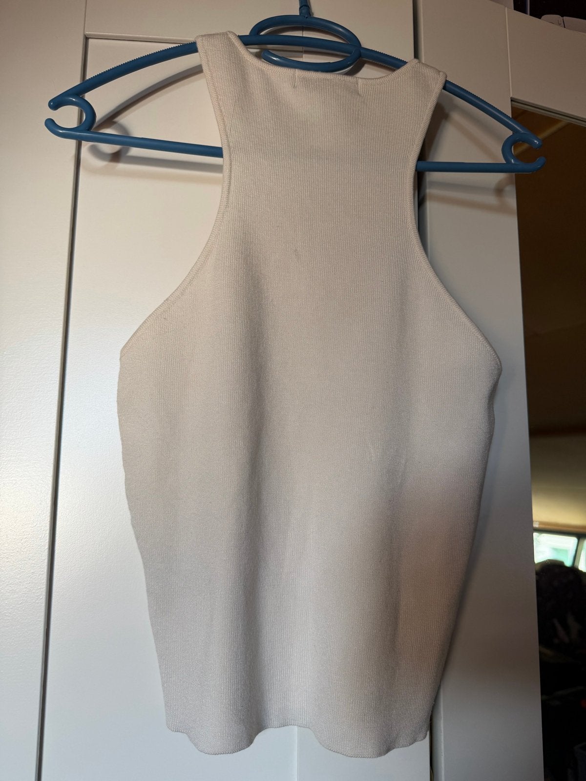 Costes Studio Gebreide Racerfront Singlet - Crème, Maat 38/40 (M), Beige, Ophalen of Verzenden, Zo goed als nieuw