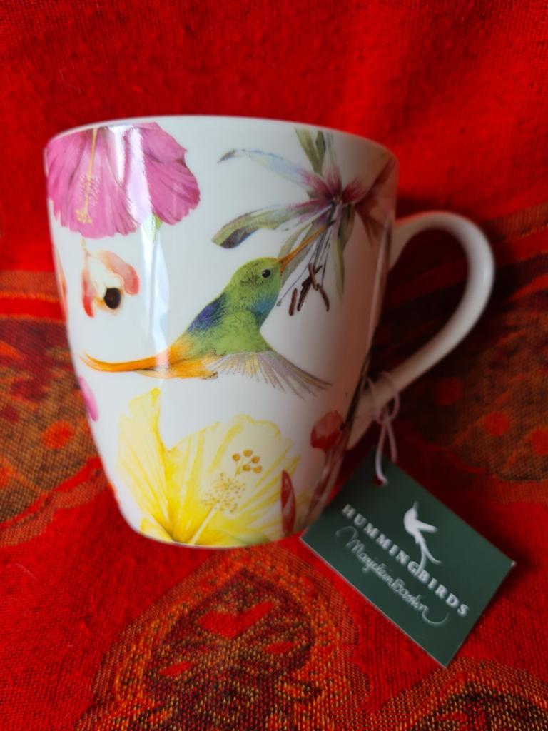 Marjolein Bastin Hummingbird mok 10 cm, Ophalen of Verzenden, Zo goed als nieuw, Overige stijlen, Kop(pen) en/of Schotel(s)