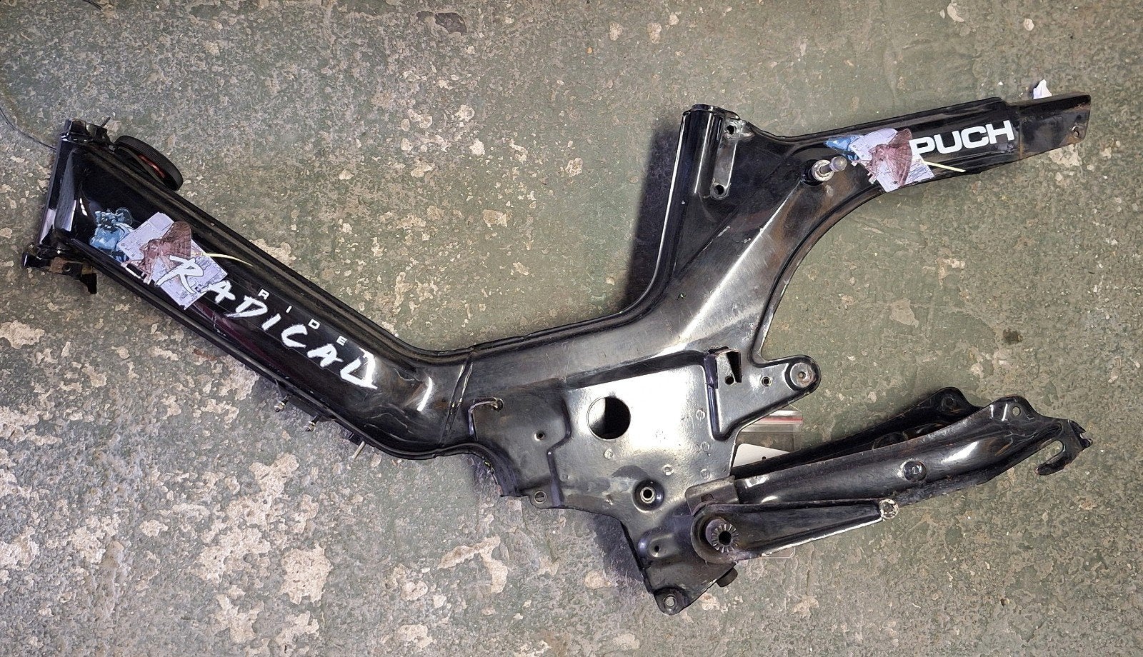 puch maxi rider radical frame met achterbrug, Ophalen, Gebruikt, Frame