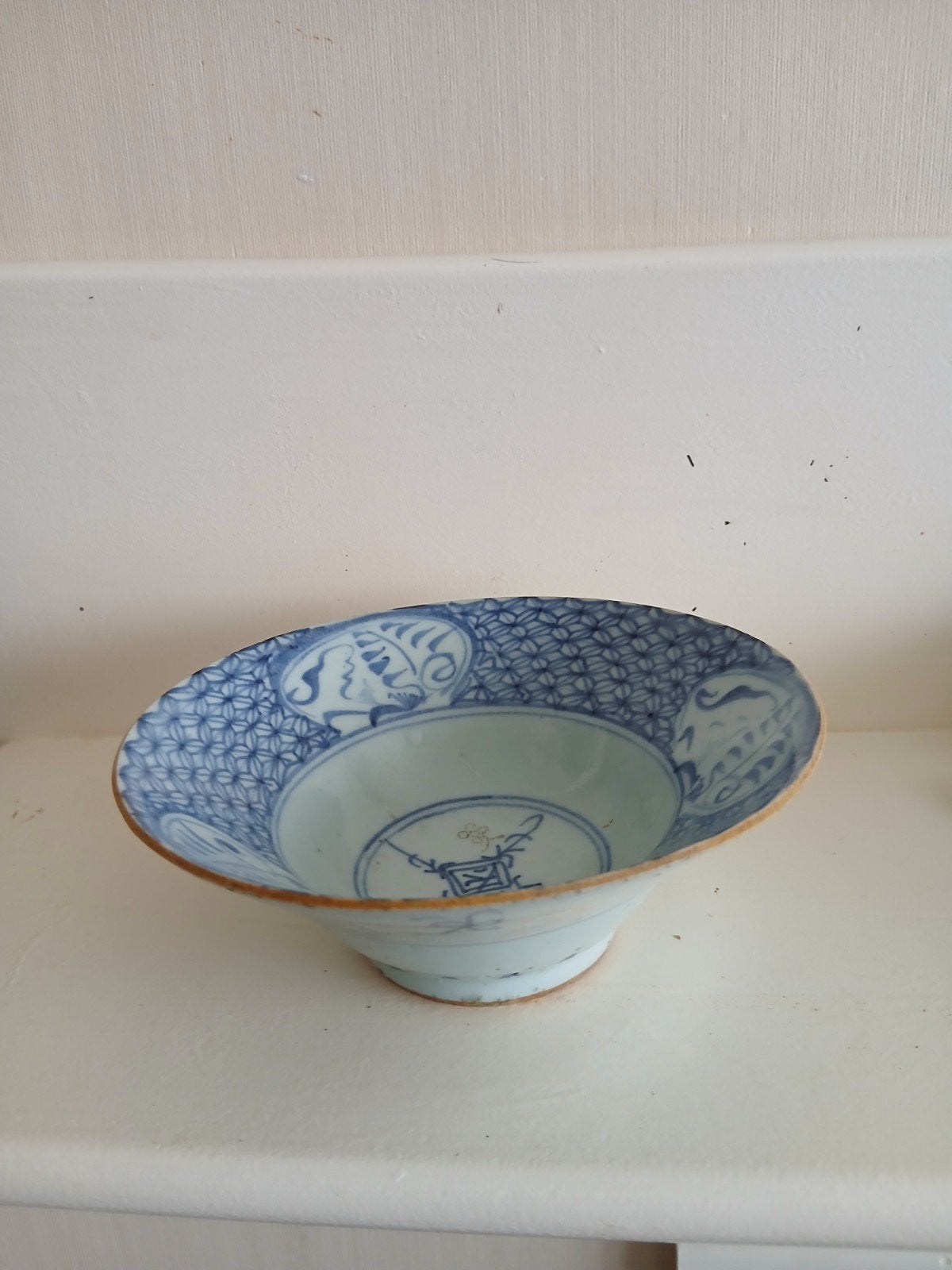 chinese kom schaal klapmuts Daogunang Qing 19e eeuw, Ophalen of Verzenden