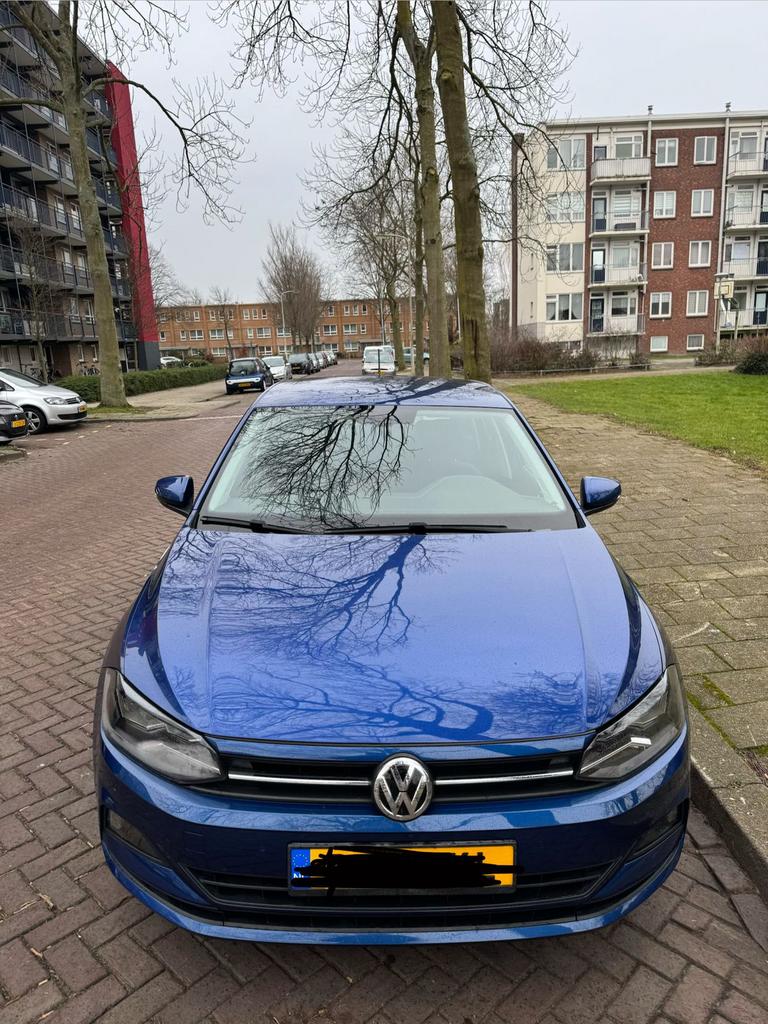 Volkswagen Polo 1.0 TSI 95pk 2019 Blauw, Auto's, Volkswagen, Voorwielaandrijving, 95 pk, Blauw, 1055 kg