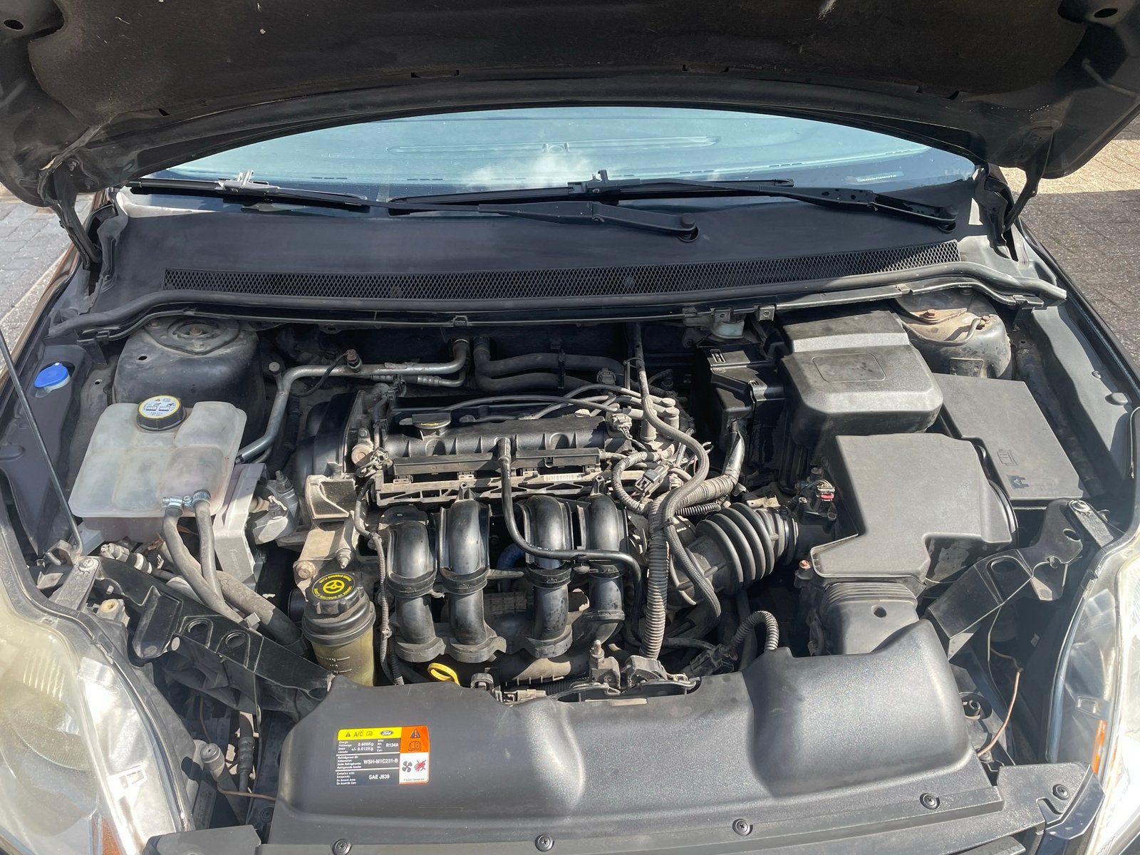 Ford Focus 1.6 85KW Wagon 2008 Zwart, Auto's, 1596 cc, 15 km/l, 4 cilinders, 635 kg