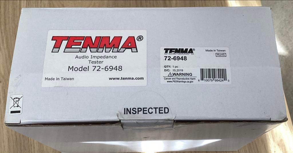 Digitale Audio Impedantie Meter - Tenma 72-6948, Audio, Tv en Foto, Overige Audio, Tv en Foto, Ophalen of Verzenden, Zo goed als nieuw