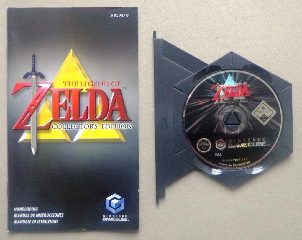The Legend of Zelda Collectors Edition GameCube + boekje, Avontuur en Actie, 1 speler, Ophalen of Verzenden, Zo goed als nieuw