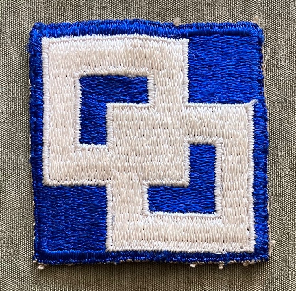 US WW2 Shoulder Patch - 2nd Service Command, Ophalen of Verzenden, Landmacht, Amerika, Embleem of Badge