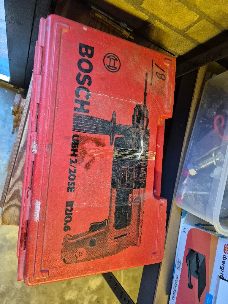 boorhamer Bosch UBH 2/20 SE hammer drill inc. SDS plus boren, Gebruikt, Boor- en/of Breekhamer, Ophalen of Verzenden, Klopboormechanisme