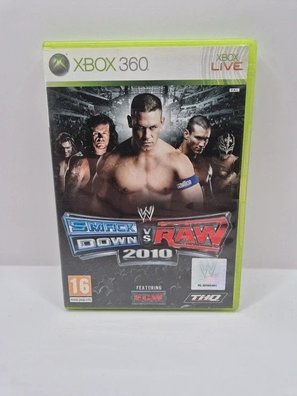 Smack Down vs Raw 2010 Xbox 360, Microsoft Corporation One Microsoft Way Redmond, WA 98052-6399 United States of America (Verenigde Staten) 📞 Telefoon: +1 425-882-8080 support@microsoft.com