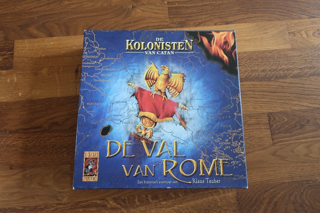 De Kolonisten van Catan: De Val van Rome, Ophalen of Verzenden, Zo goed als nieuw, 999 Games