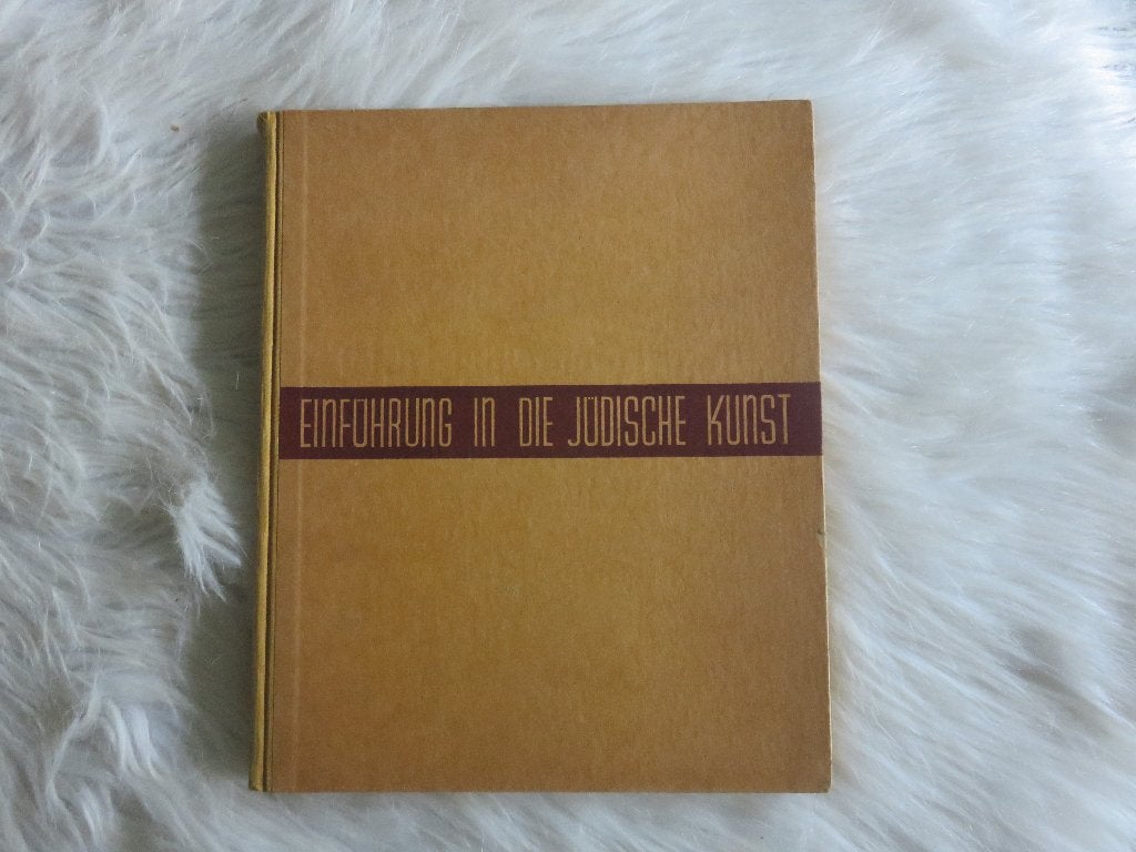 Einführung in die Jüdische Kunst (duitstalig), Ophalen of Verzenden, Gelezen