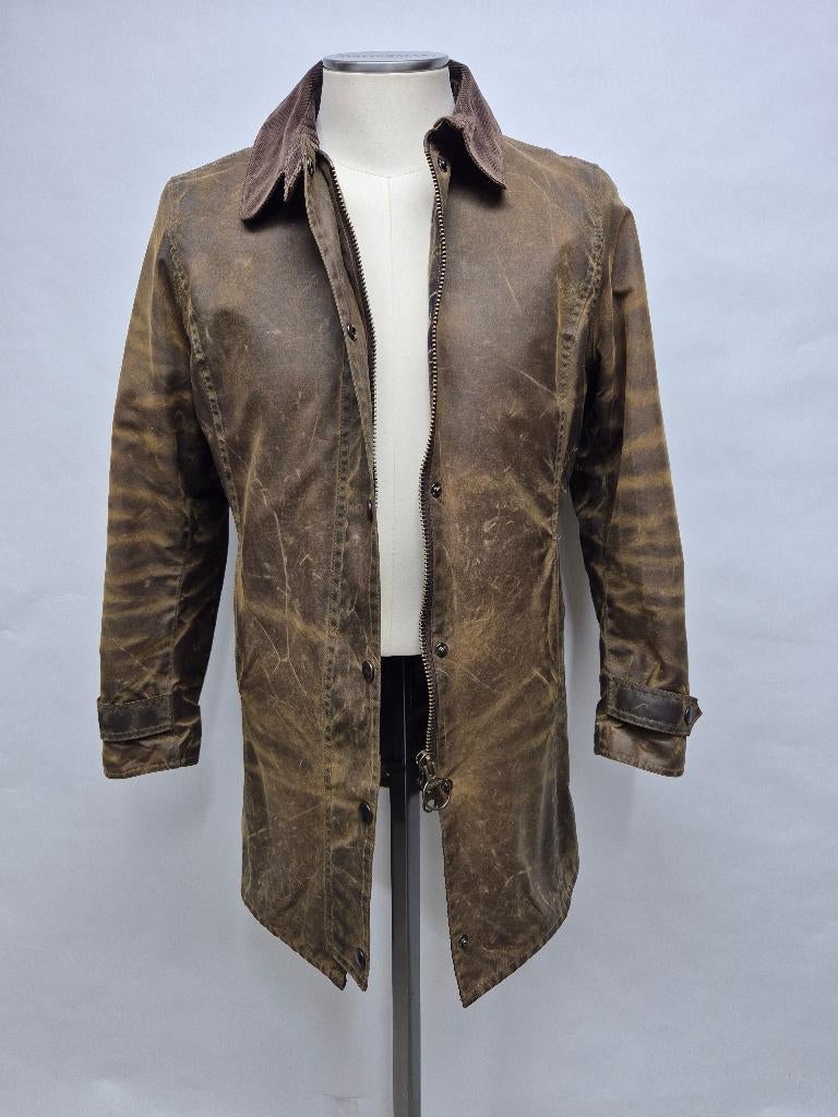 Barbour dames wax jas 'Newmarket' maat 38, Maat 38/40 (M), Barbour, Ophalen of Verzenden, Gedragen