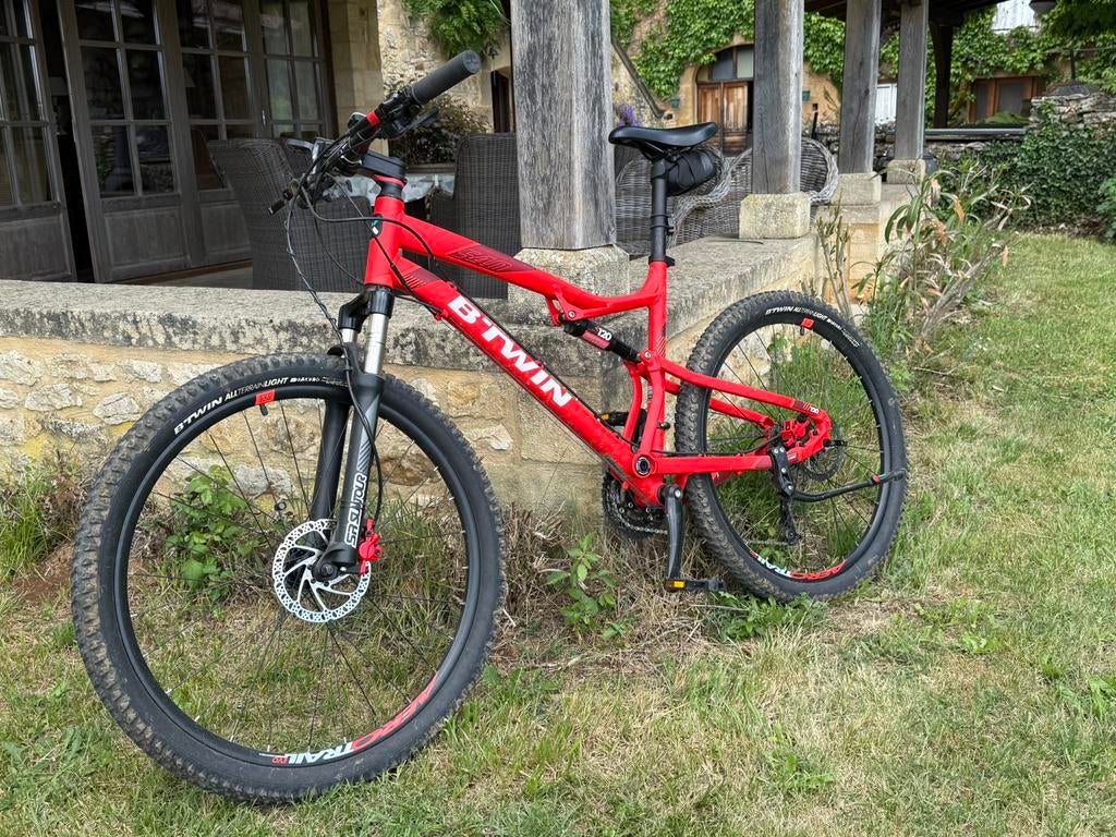 Btwin Rockrider 540 S XL full-suspension mountainebike heren, 57 cm of meer, Fully, Zo goed als nieuw, Ophalen