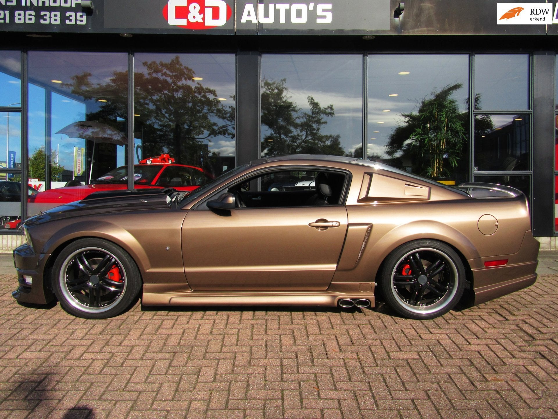 Ford USA Mustang 4.6 V8 GT 2008 SCHAKEL UNIEK ELANOR UITV, Achterwielaandrijving, Gebruikt, Bruin, 4 stoelen