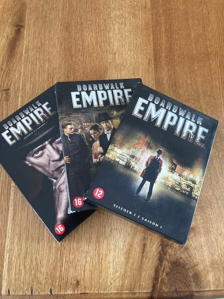 Boardwalk Empire Seizoen 1, 2 en 3 DVD Boxset, Cd's en Dvd's, Ophalen, Vanaf 16 jaar, Seizoen 1, Misdaad
