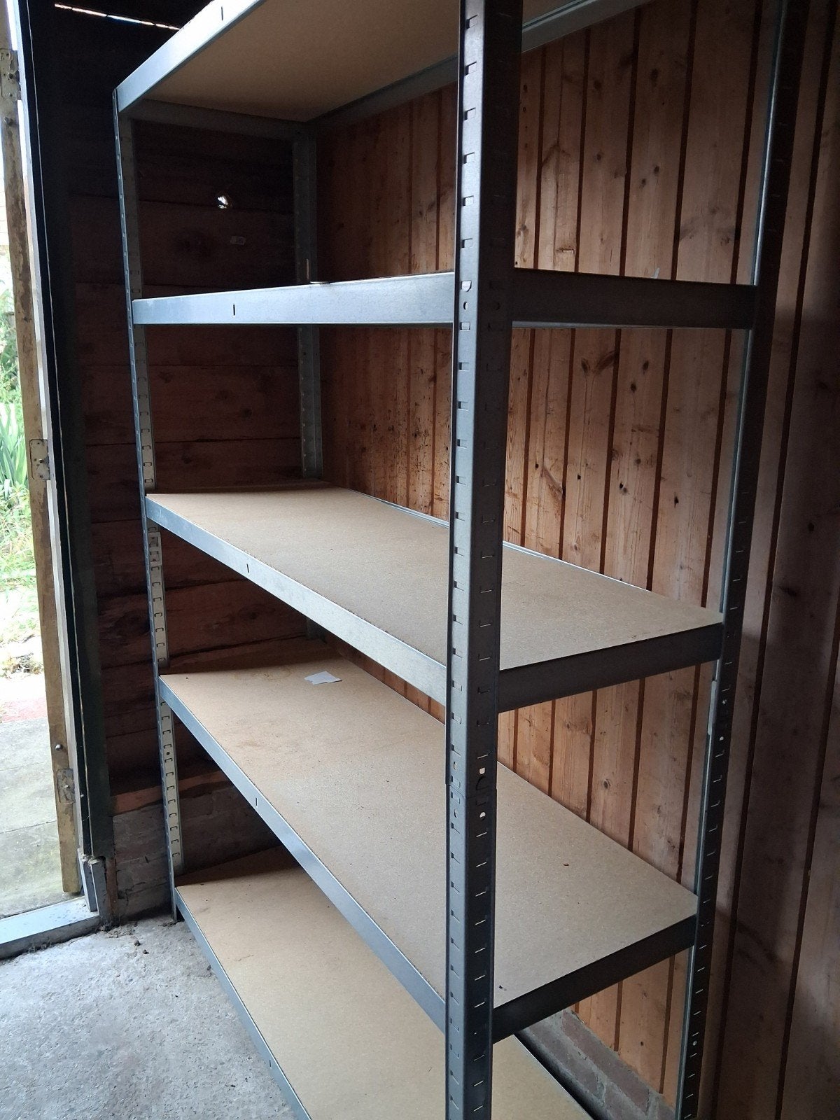 Stevige stellagekast met 5 legplanken, 180x120 cm, Ophalen