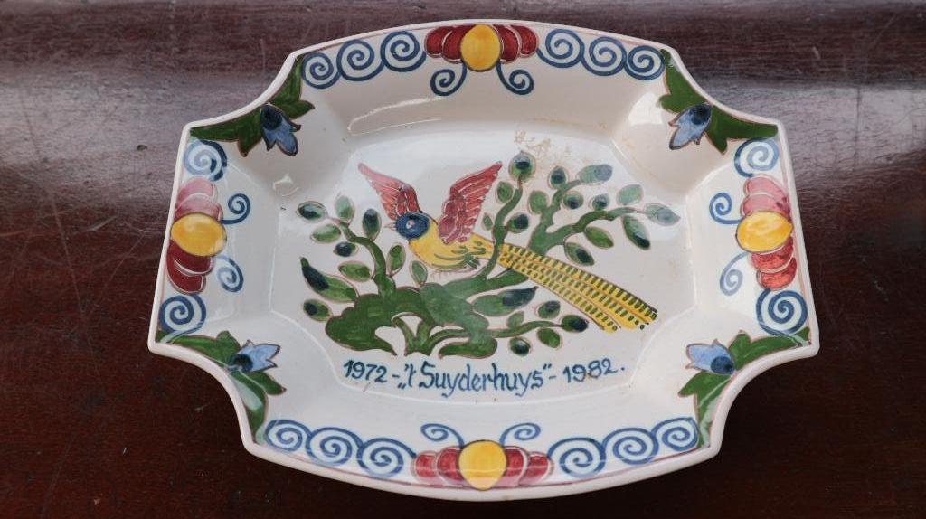 Surhuisterveen oud aardewerk schaaltje van t suyderhuys, Antiek en Kunst, Antiek | Keramiek en Aardewerk, Ophalen of Verzenden
