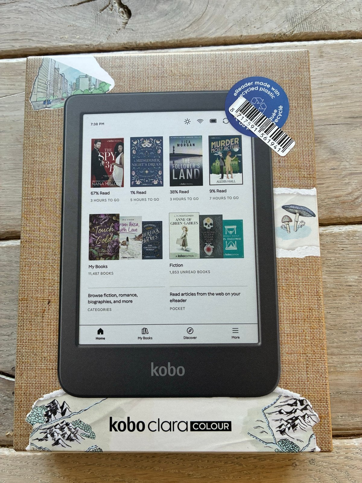 Nieuwe Kobo Clara Colour e-reader incl. lader, Nieuw, Ophalen of Verzenden, 16 GB of meer, Touchscreen