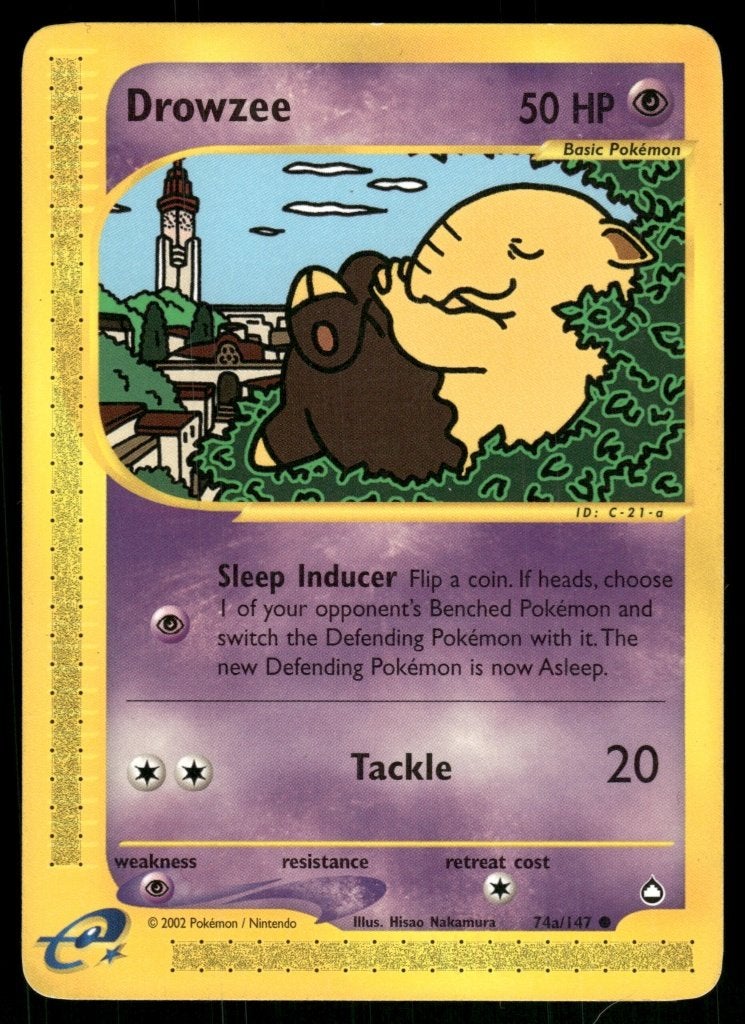 Drowzee 74/147 - Aquapolis (NM), Verzenden, Gebruikt