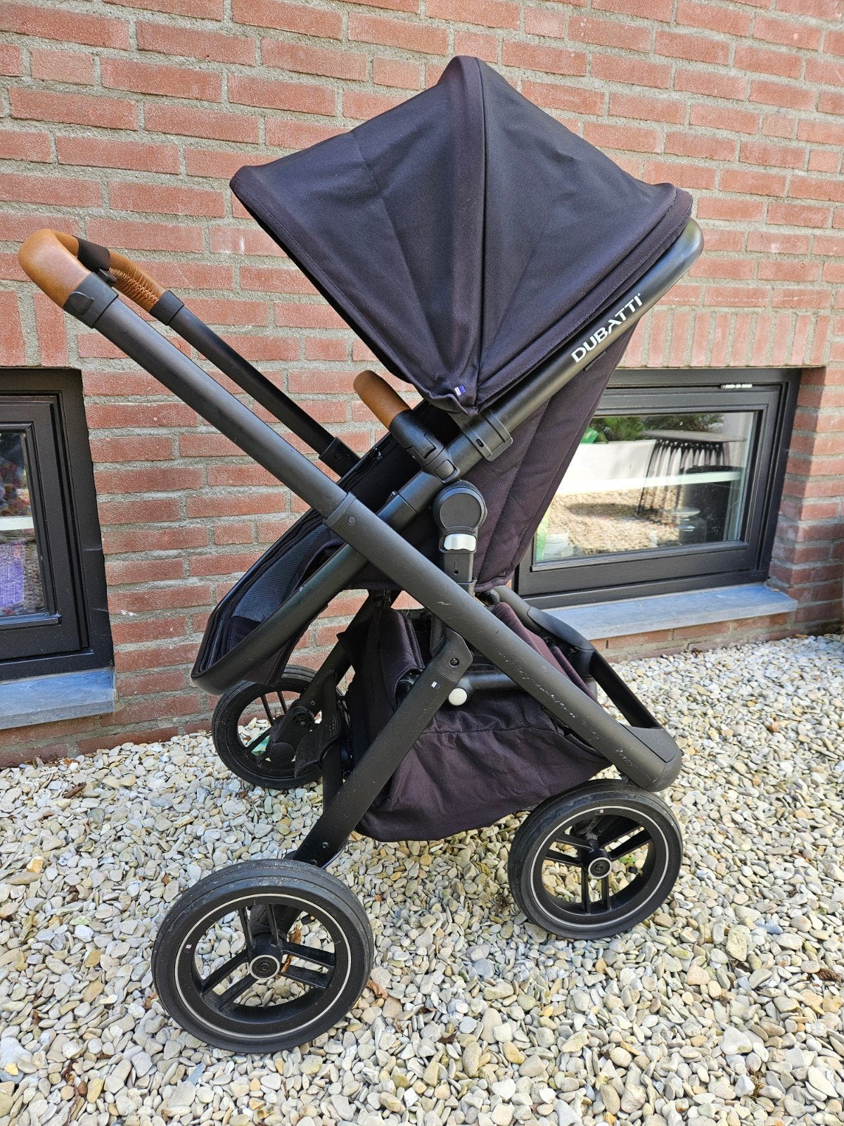 Te koop Dubatti one kinderwagen, Kinderen en Baby's, Kinderwagens en Combinaties, Gebruikt, Overige merken, Met reiswieg, Verstelbare duwstang