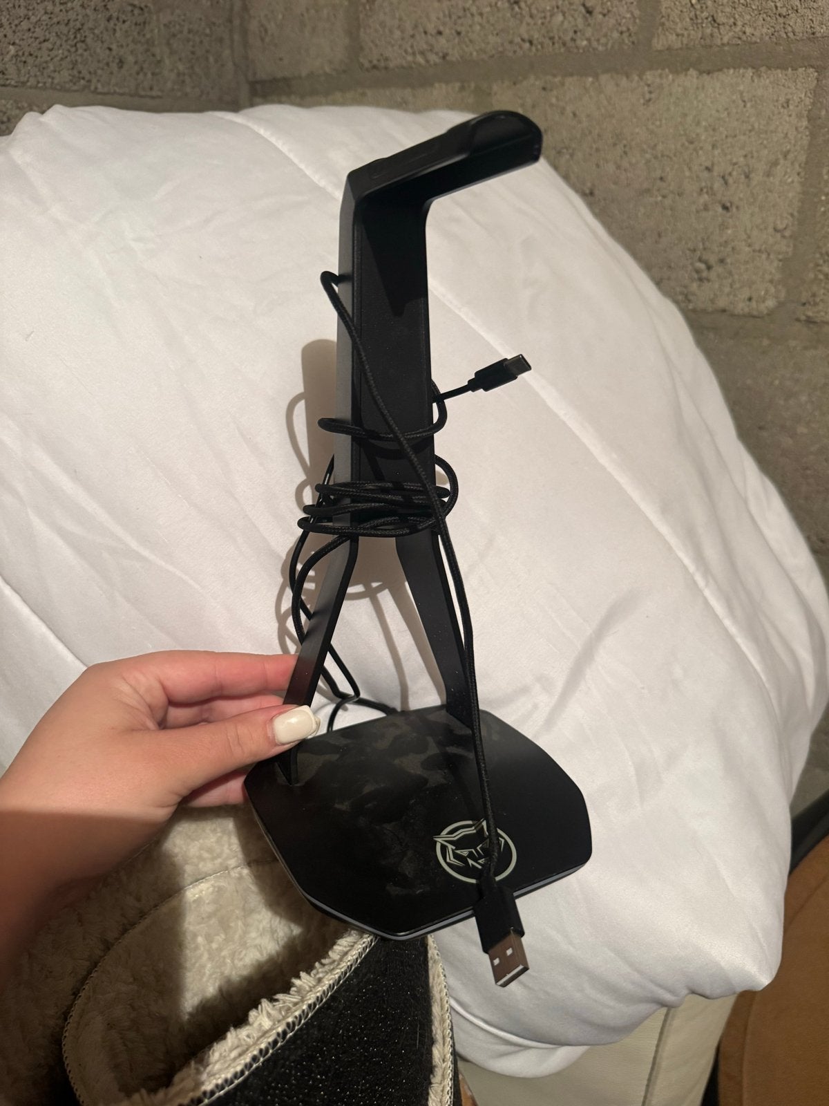 Qware Gaming Headset Houder, Ophalen, Houder/standaard, Overige merken, Zo goed als nieuw