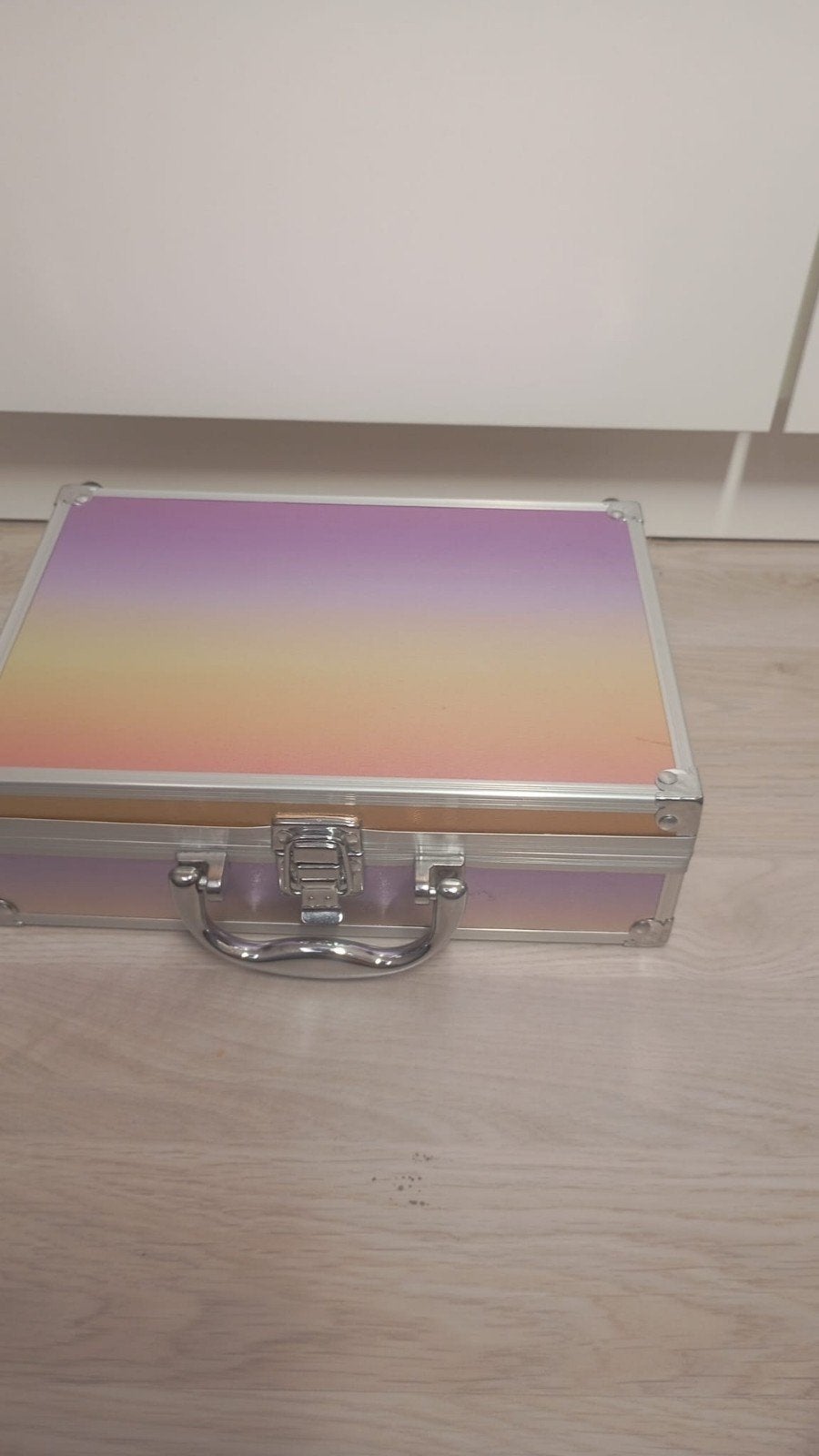 Make-up koffer met spiegel - Hardcase, Gebruikt, Overige kleuren, Ophalen of Verzenden, Met spiegeltje(s)