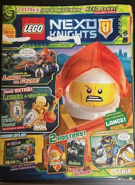 Lego magazine Nexoknights, Ophalen of Verzenden, Zo goed als nieuw, Overige typen, Lego