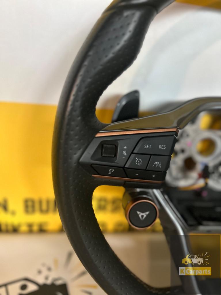 Stuurwiel Seat Leon Cupra origineel 5FA419091FKXEY, Auto-onderdelen, Gebruikt, Autovia A-2, Km 585 585
08760  Martorell, ES, Ophalen of Verzenden
