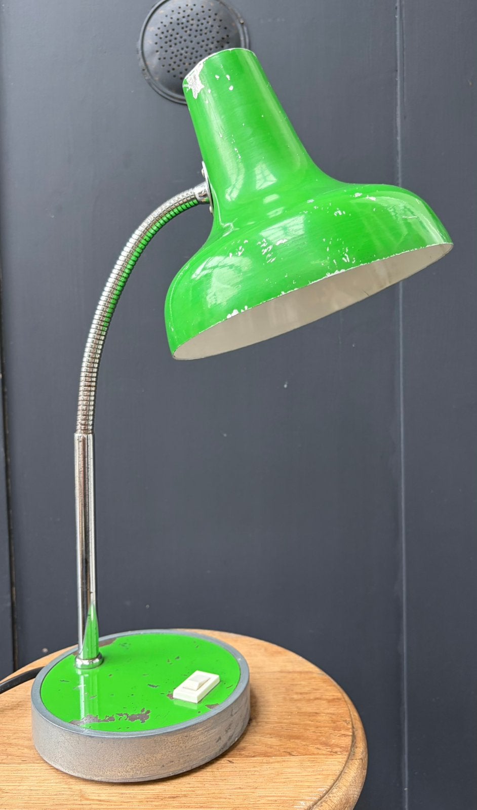 Vintage bureaulamp Massive incl. led lichtbron, Bureaulamp, Gebruikt, Overige merken, 42 cm