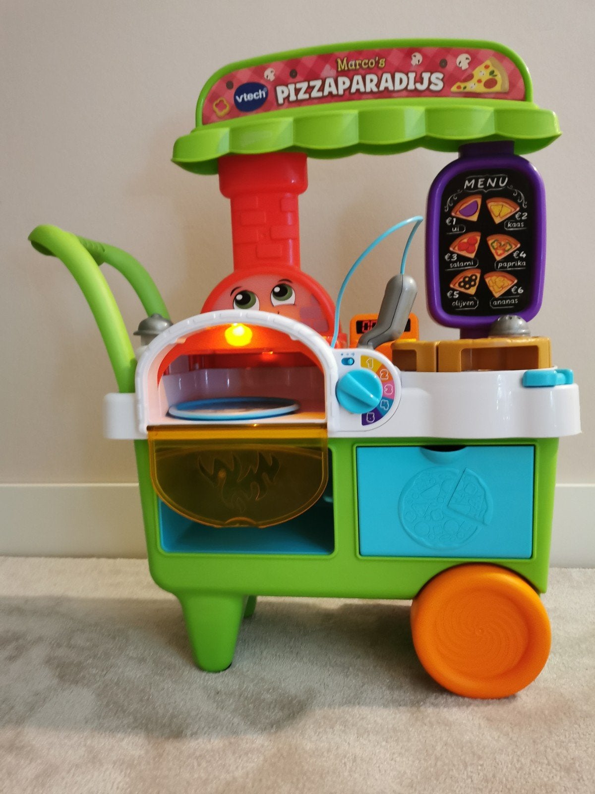 Vtech Marco's pizzaparadijs, Ophalen, Zo goed als nieuw, 6 maanden tot 2 jaar