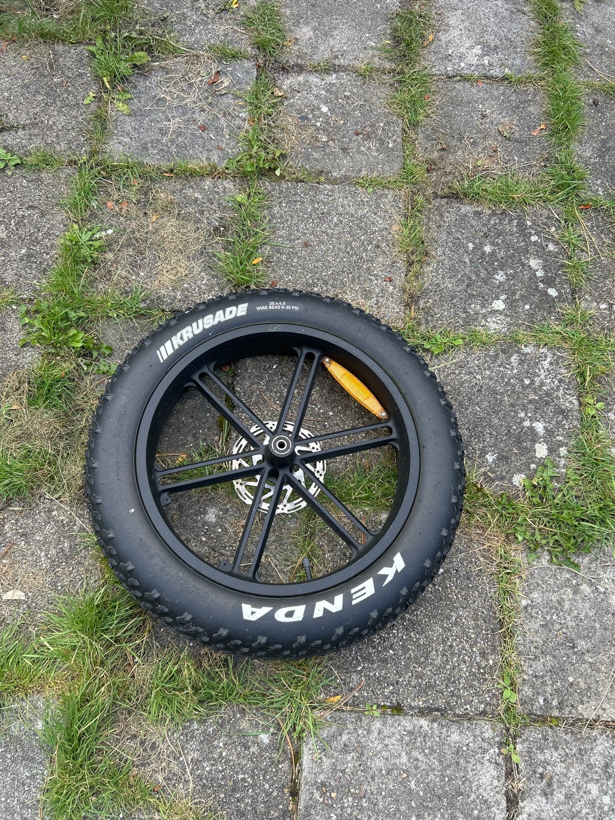 Kenda Krusade 20x4.0 Fatbike Wiel met Band, Wiel, Gebruikt, Ophalen of Verzenden, Fatbike