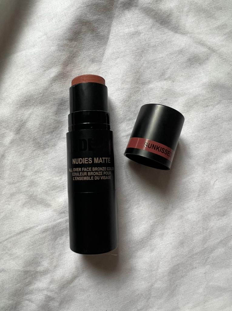 Nudestix Nudies Matte Face Bronze/Blush Sunkissed, Ophalen, Zo goed als nieuw, Wangen, Make-up