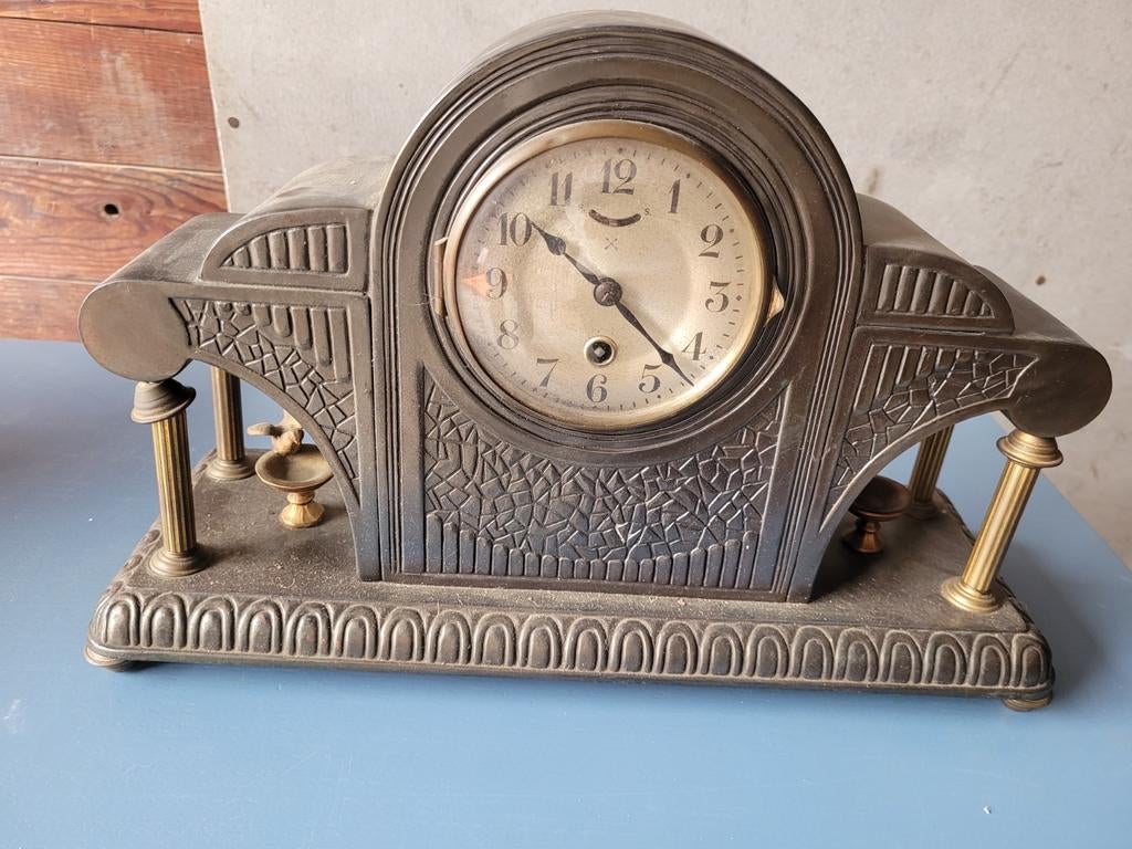Art deco klok antiek, Antiek en Kunst, Antiek | Klokken, Ophalen