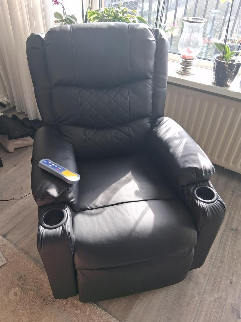 Te koop massage stoel, Huis en Inrichting, Stoelen, Ophalen, Nieuw, Zwart, Eén