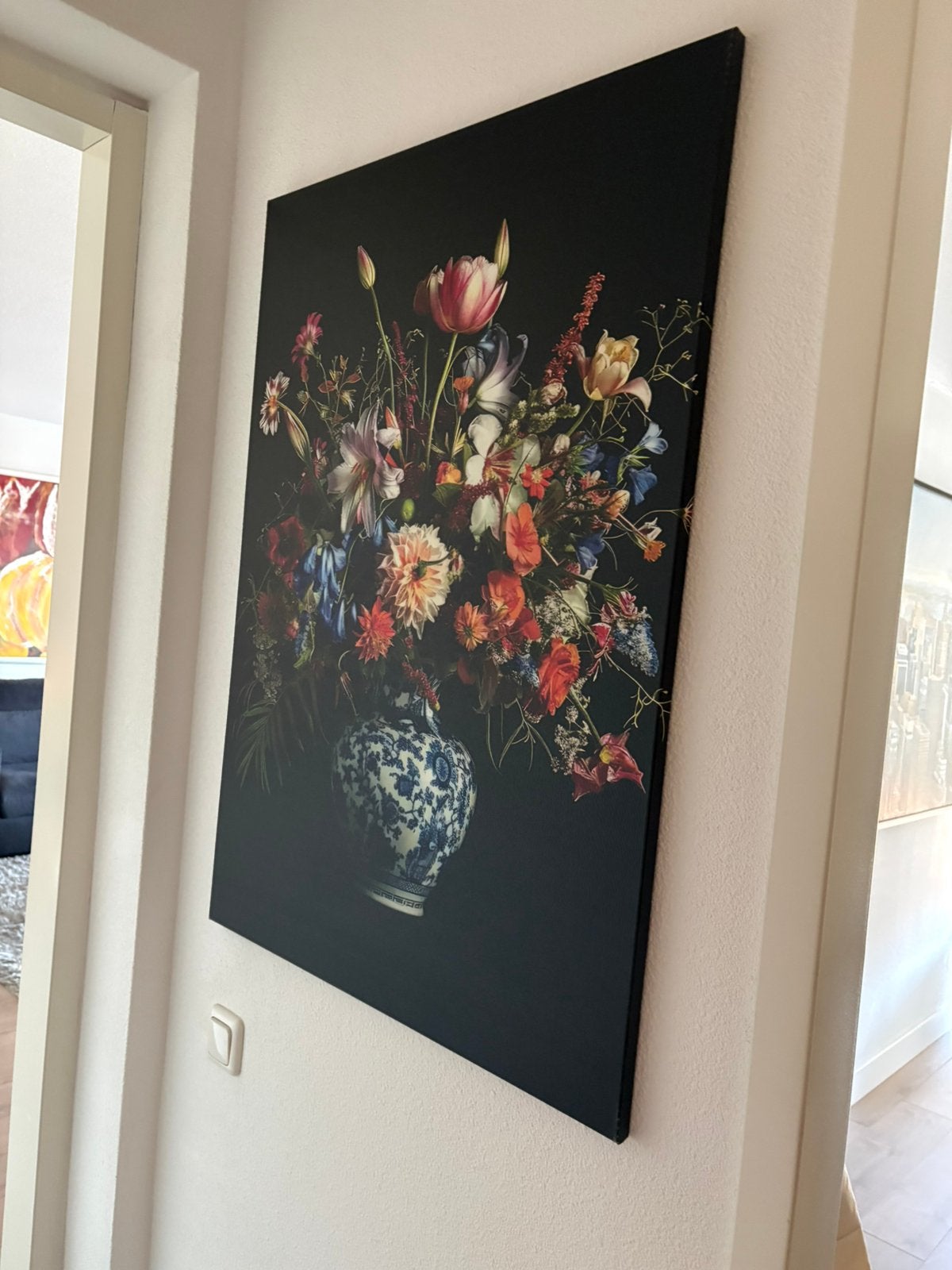 Nieuw collage schilderij 100/70, Ophalen