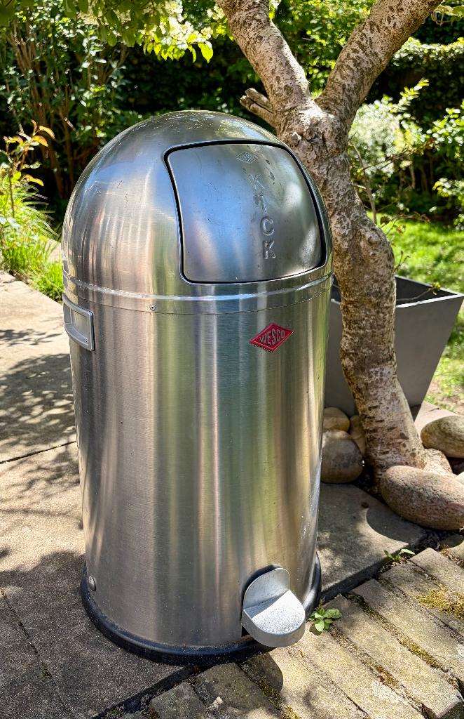 Wesco prullenbak, Ophalen, Gebruikt, Met pedaal, 40 liter of meer
