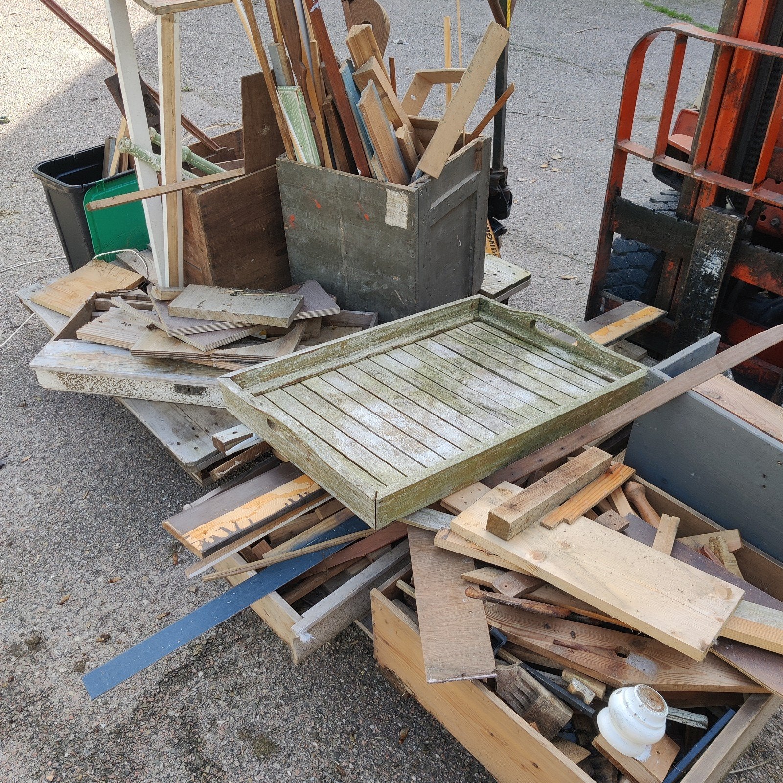 Gratis Kachel hout brandhout, Ophalen of Verzenden