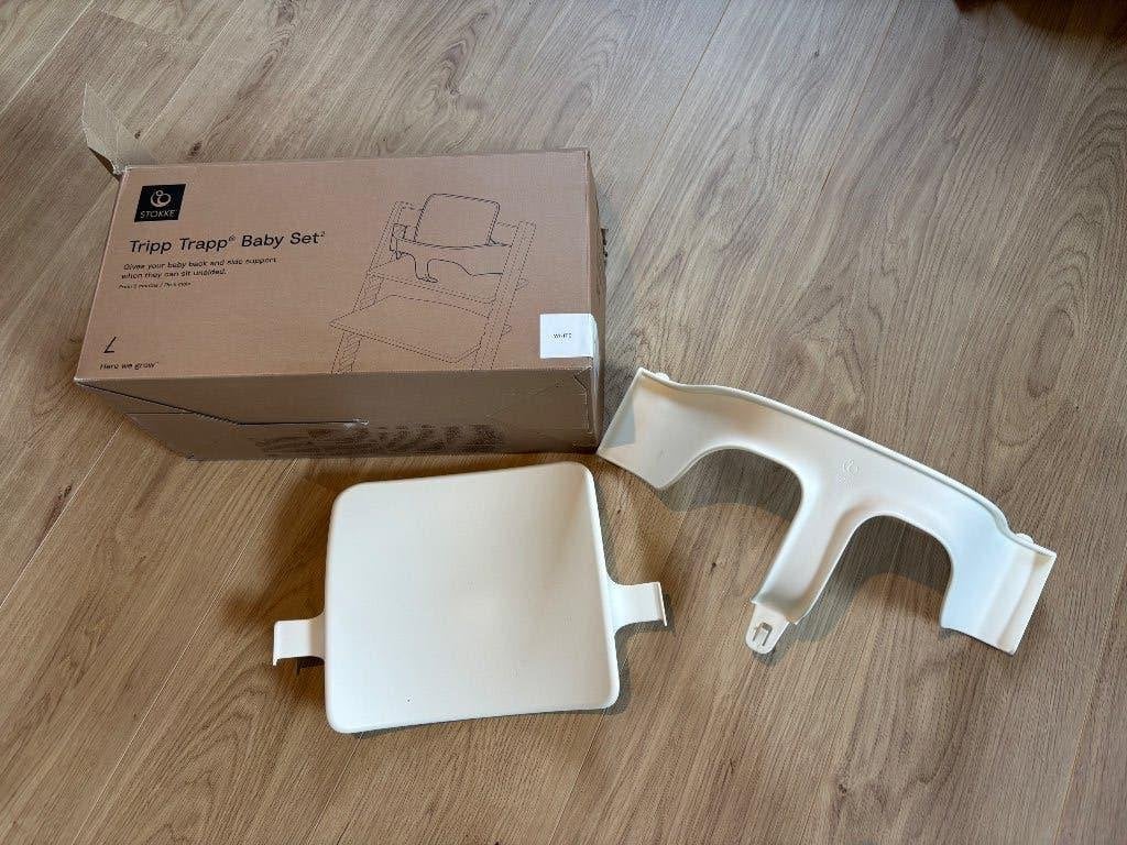 Stokke Babyset (excl gliders), Kinderen en Baby's, Kinderstoelen, Ophalen, Zo goed als nieuw, Meegroeistoel, Stoelverkleiner