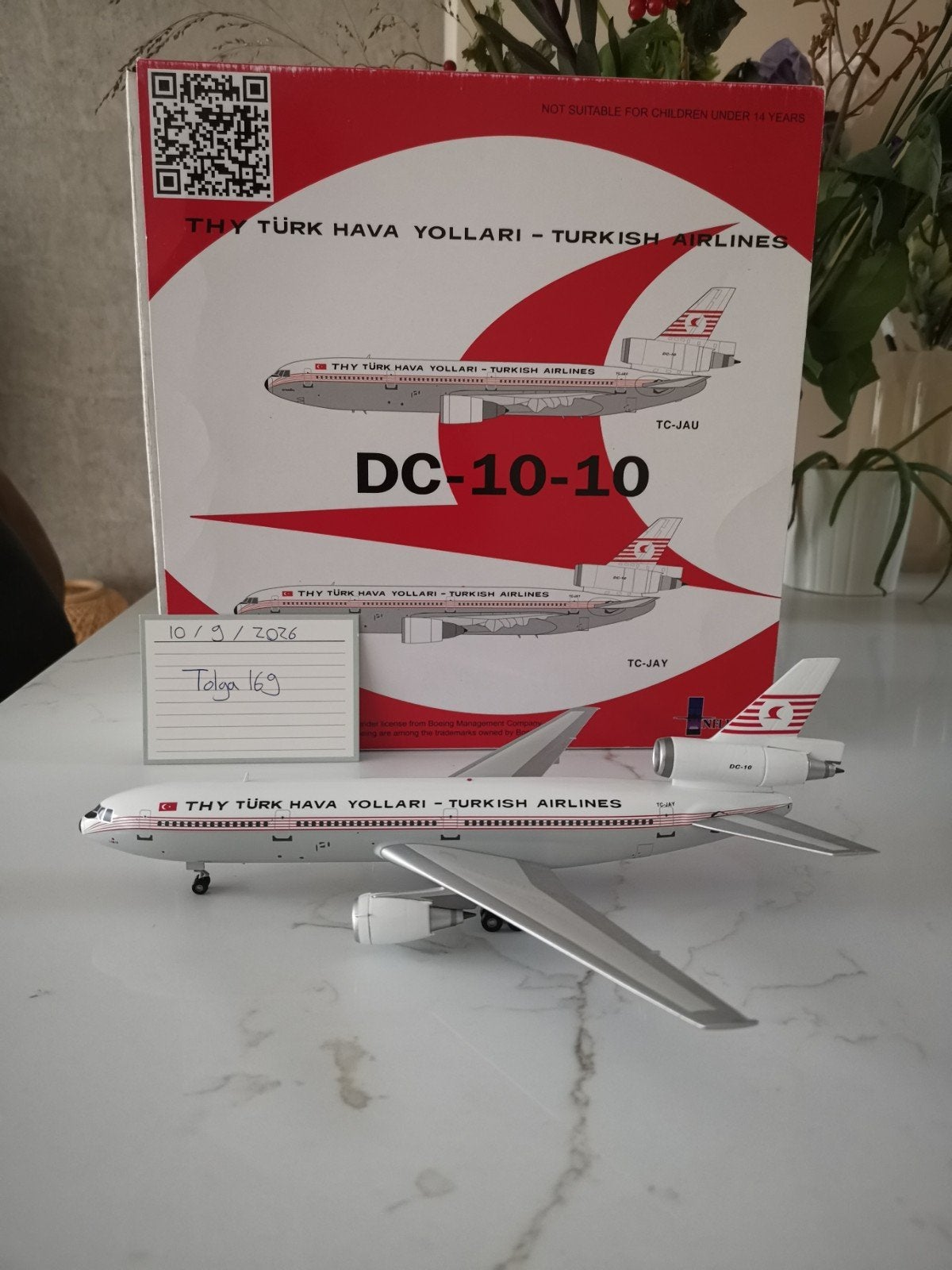 Turkish Airlines DC-10-10 Inflight200 1:200 IFDC100112B, Hobby en Vrije tijd, Overige merken, 1:200 of kleiner, Nieuw, Ophalen of Verzenden