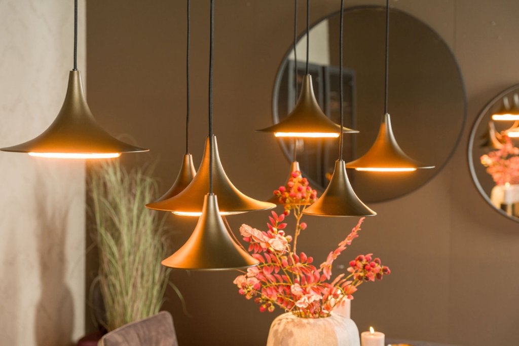 Hanglamp Alice l Whoon l Meubilex l van €1637,- voor €899,-, Ophalen, Zo goed als nieuw, Metaal, 50 tot 75 cm